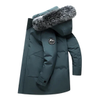 Winterparka - geïsoleerde damesjas met nepbontcapuchon