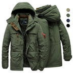 Parka jack - robuuste fleece-gevoerde buitenjas voor mannen
