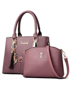 2-delige dames handtassenset - elegante tote en crossbody tas voor casual en zakelijke look