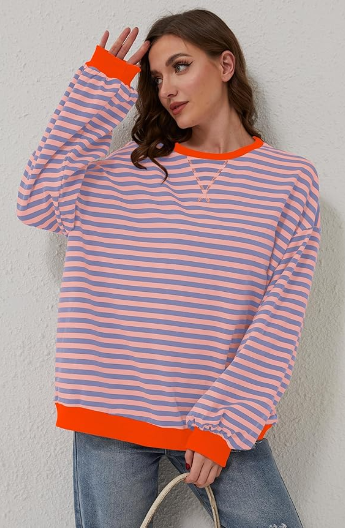 Oversized sweater dames - zachte warme trui, casual comfort voor koude dagen (Copy) - Bakkermode.nl