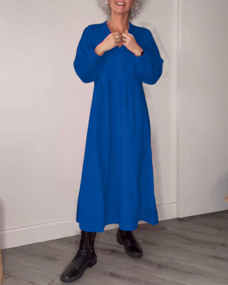 Langueslijf jurk - elegante maxi jurk voor dames
