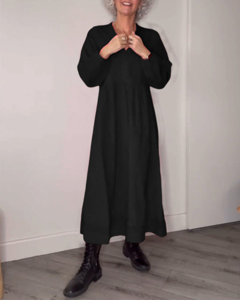 Langueslijf jurk - elegante maxi jurk voor dames