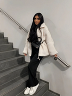 Fleece zip-up jacket - gezellige oversized fleece jas voor vrouwen