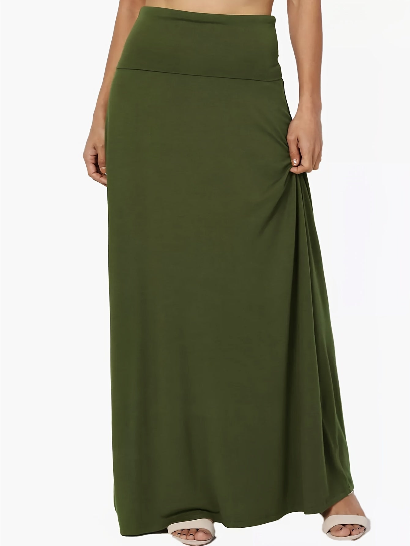 Maxi rok - verfijnde hoge taille dames rok