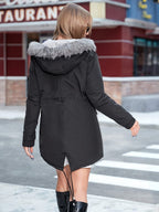 Stijlvolle winterjas voor dames - warm met bontkraag - Bakkermode.nl
