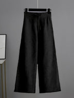 2-delige gebreide lounge set - stijlvolle oversized trui en wijde broek