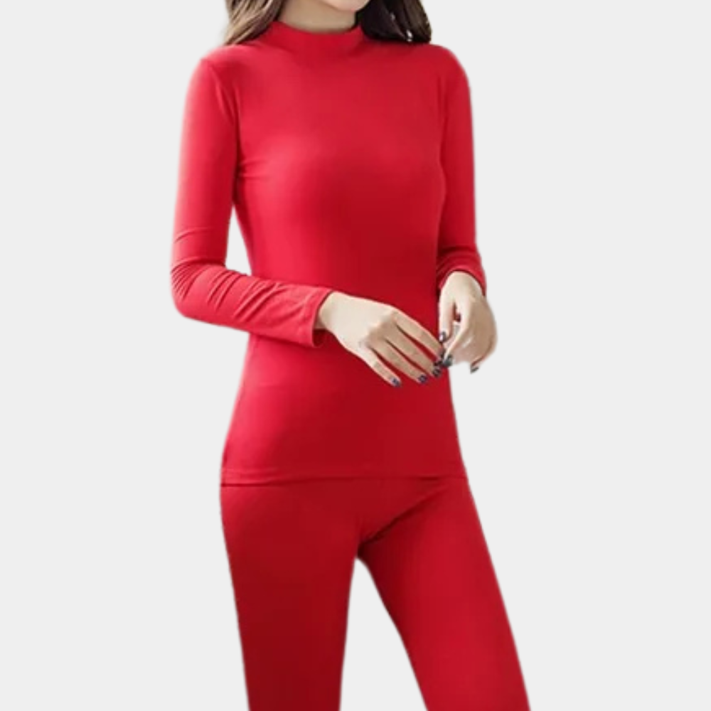 2-delige set - zachte lange mouwen top en leggings voor dames