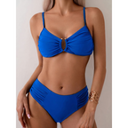 2-delige dames zwemkleding hoogzit bikini set - elegante strandoutfit