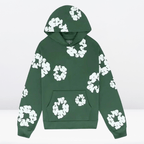 2-delige vrouwenhoodie loungewear set met bloemenprint - trendy katoenen ensemble voor casual gebruik