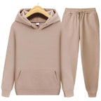 2-delige trainingsoutfit - trendy zwarte hoodie en joggingset voor dames