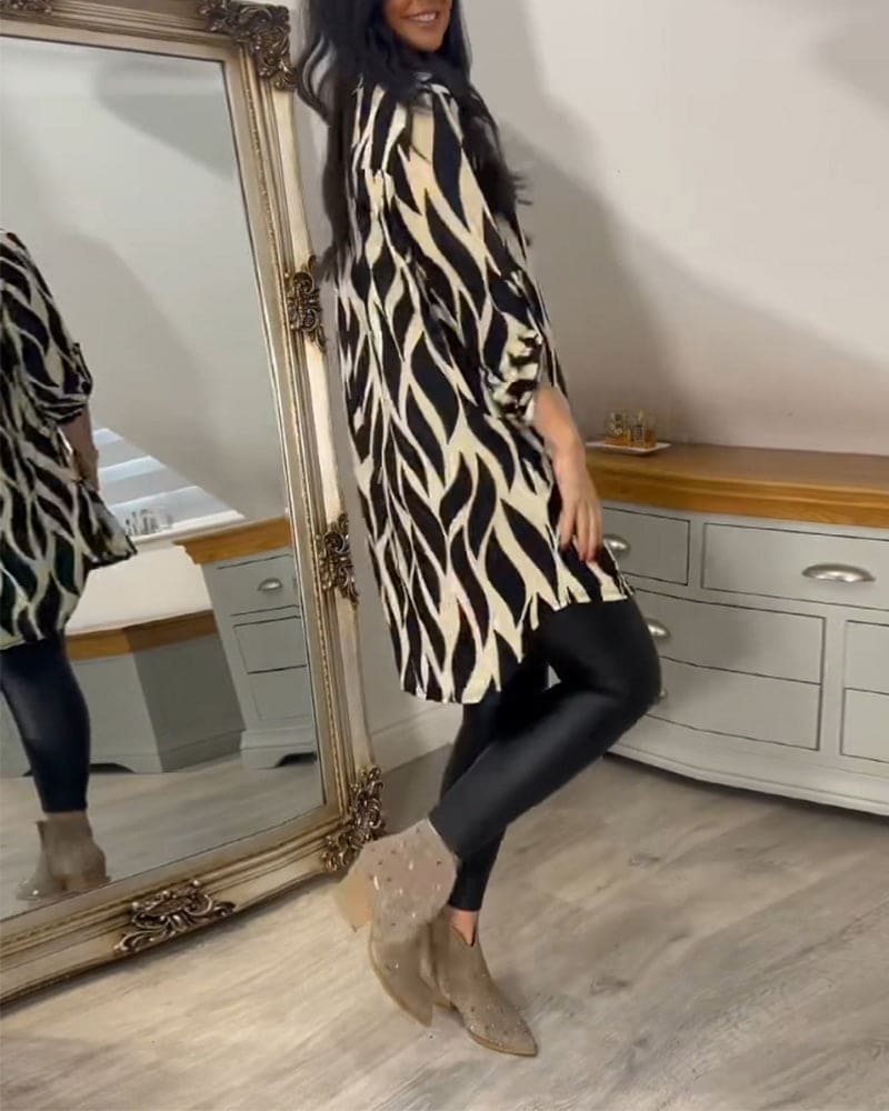 Lange blousejurk - veelzijdige en top voor dames