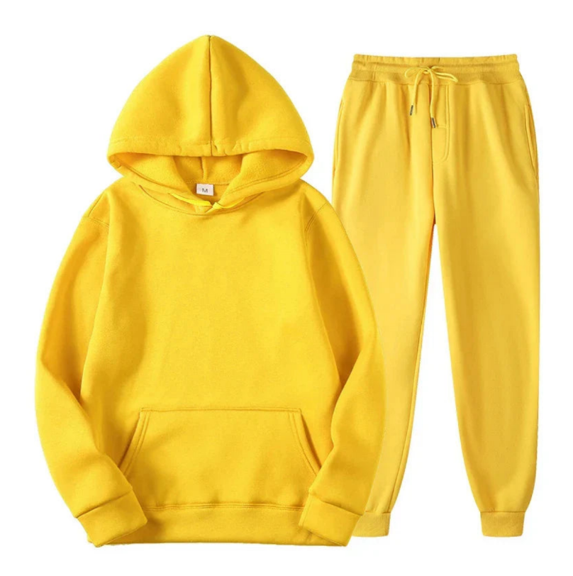 2-delige hoodie en joggingset - gezellige dames loungekleding