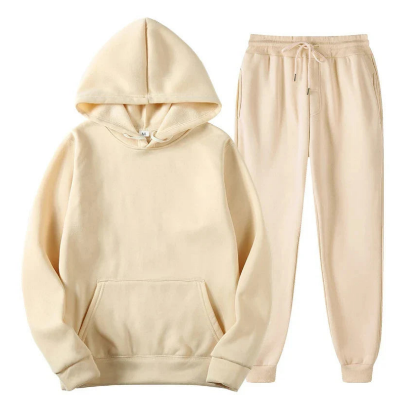 2-delige hoodie en joggingset - gezellige dames loungekleding