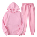 2-delige hoodie en joggingset - gezellige dames loungekleding