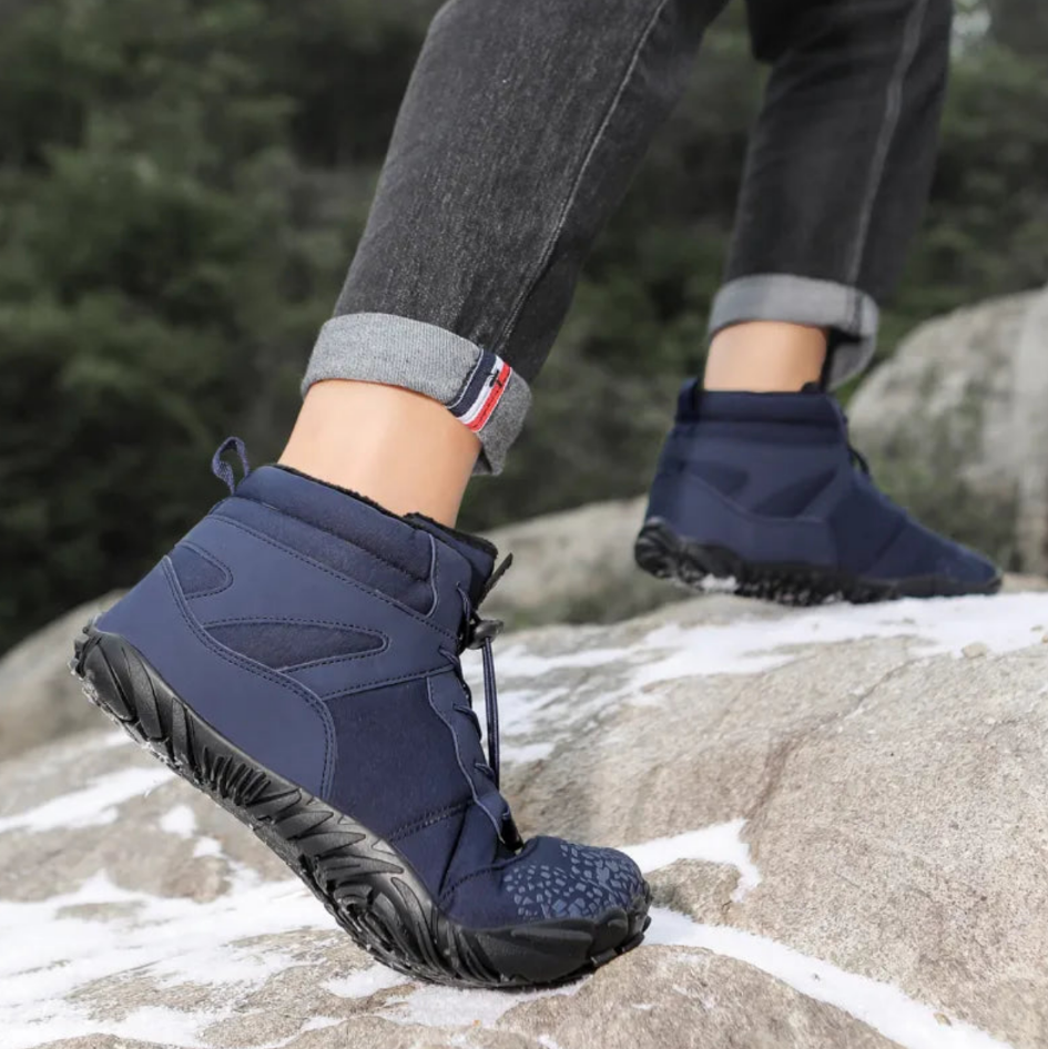 Lichte barefoot dames winterlaarzen - flexibel en gezellig