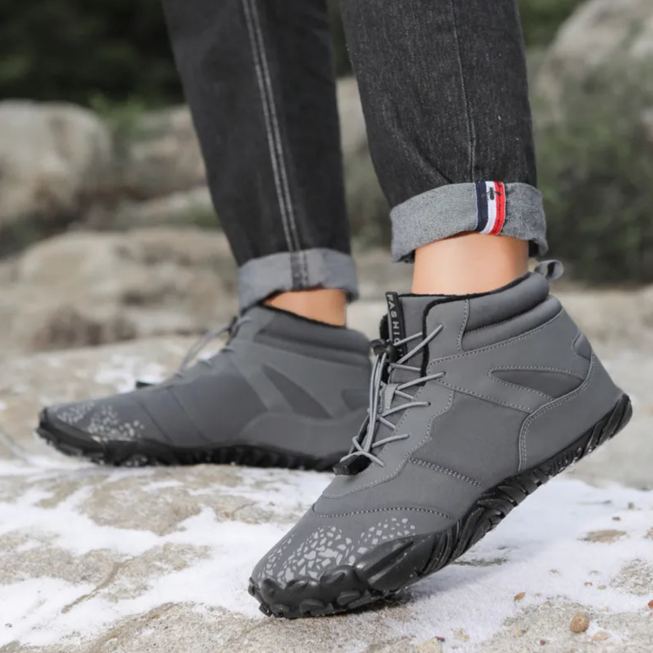 Lichte barefoot dames winterlaarzen - flexibel en gezellig