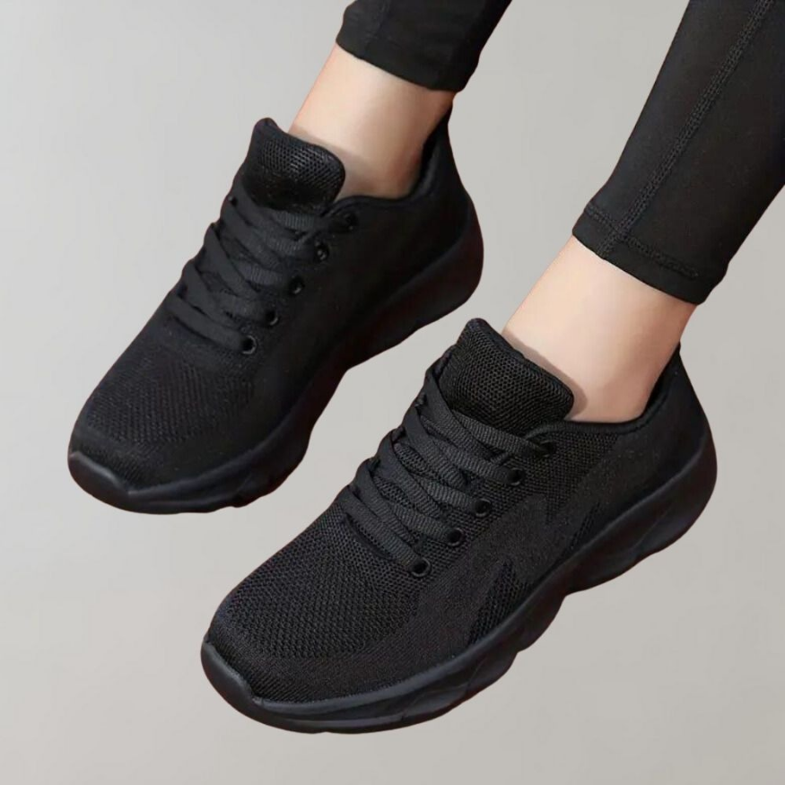 Zwarte sneakers - ademende en gezellige dames trainers