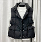 Gevoerde gilet - stijlvolle mouwloze damesvest