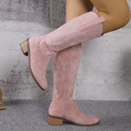 Cowboylaarzen - stijlvolle dames kniehoge westernschoenen