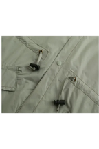 Lang bedrukte jas - stijlvolle gedessineerde dames outerwear