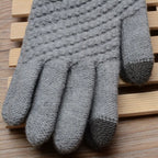 Touchscreen gebreide handschoenen - dames winterhandschoenen voor smartphonegebruik - Bakkermode.nl