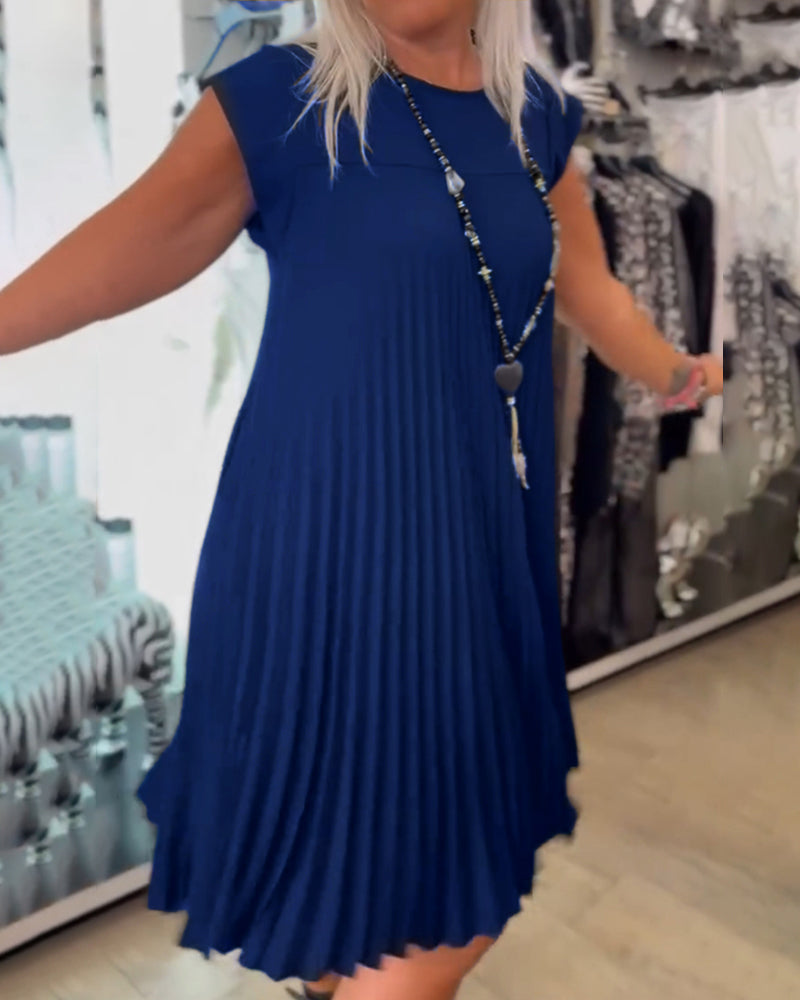 Gevlochten jurk - elegante casual damesoutfit