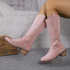 Cowboylaarzen - stijlvolle dames kniehoge westernschoenen