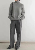 Dames turtleneck trui - zachte breisels voor casual uitjes