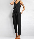 Dames jumpsuit - elegante wikkelontwerp voor een dagelijkse chique stijl