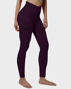 Hoge taille sportlegging met zakken - stijlvolle dames workout broek