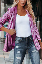 Dames sequin blazer - elegante avondjas met stijl voor bijzondere gelegenheden