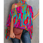 Trendy off-shoulder top voor vrouwen - lichte blouse voor dagelijkse uitjes