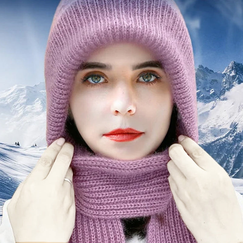 Gebreide muts en sjaal set - stijlvolle winteraccessoire voor dames