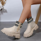 Enkelboots - trendy dames met chunky zool