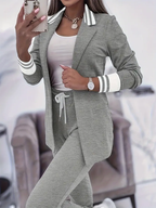2-delige tailored loungewear set - stijlvolle dames blazer en broek