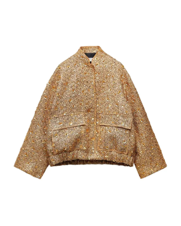 Dames bomberjack geel - lichtgewicht en trendy voor casual en semi-formele gelegenheden