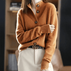 Wollen vest - luxe dames gebreide trui - Bakkermode.nl