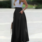 Maxi rok - elegante geplooide damesrok