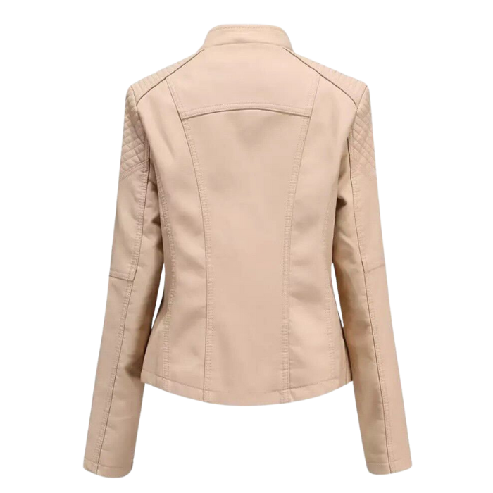 Gewassen leren jas voor dames - trendy en vintage stijl - Bakkermode.nl