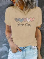 Dames casual t-shirt met knoopdesign voor dagelijkse stijl - zachte katoenen top voor relaxte uitjes