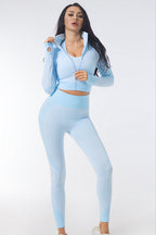 3-delige dames sportset - trendy sportbh's, lichtgewicht activewear voor workouts