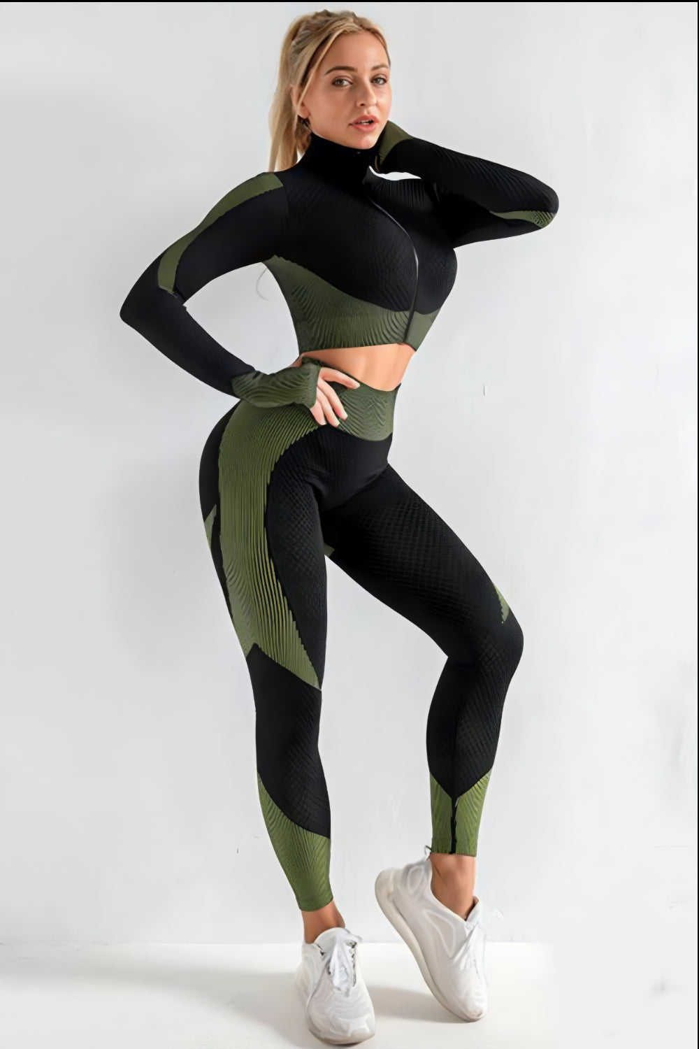 3-delige dames sportset - trendy sportbh's, lichtgewicht activewear voor workouts