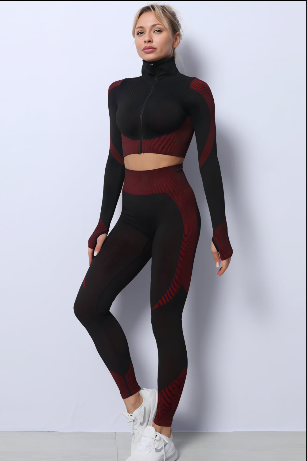 3-delige dames sportset - trendy sportbh's, lichtgewicht activewear voor workouts