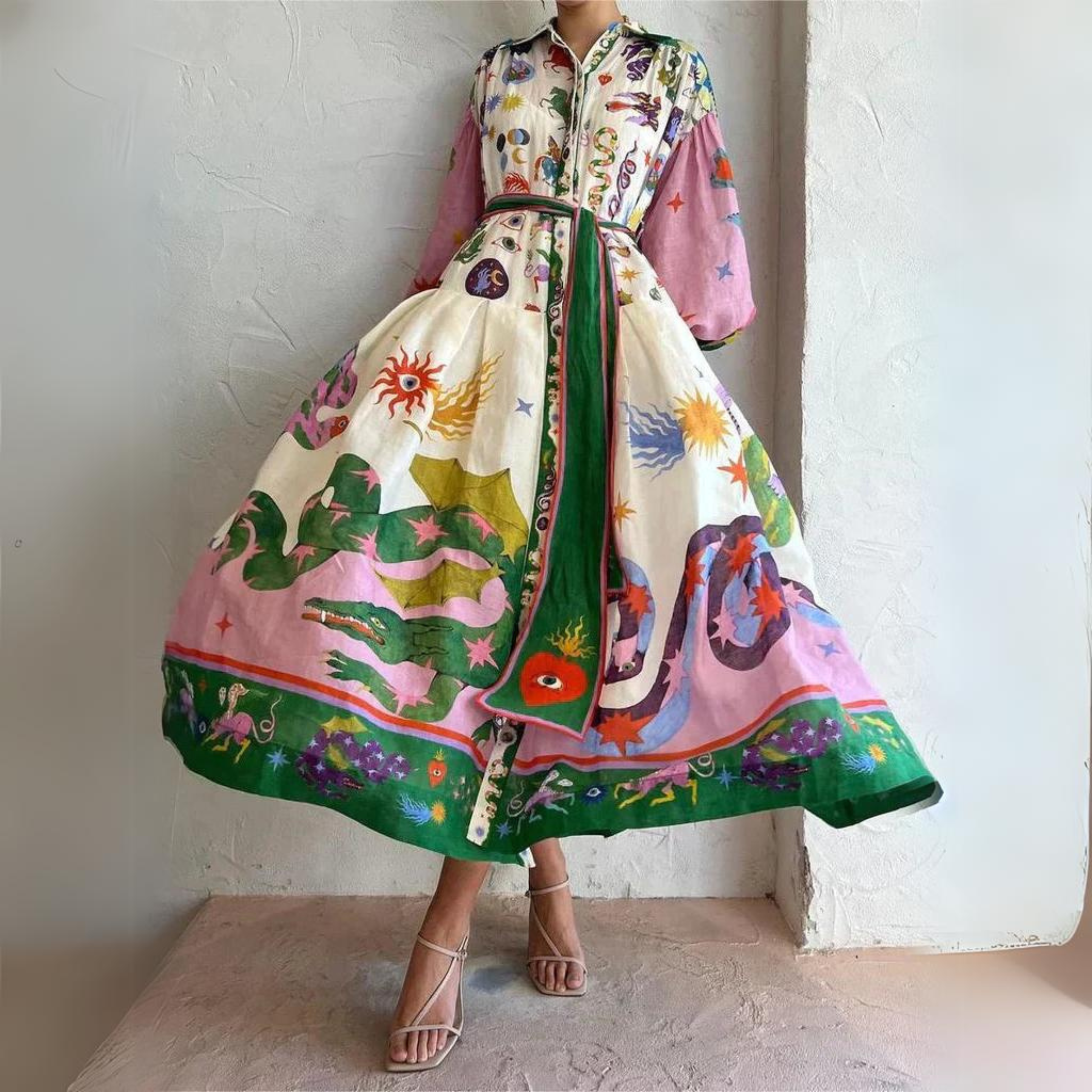 Maxi jurk - opvallende en unieke lange damesjurk