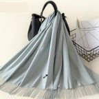 Kasjmieren winterash shawl - luxe dameswrap - Bakkermode.nl