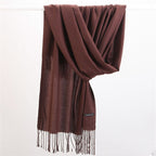 Cashmere sjaal - luxe zachte dameswrap - Bakkermode.nl
