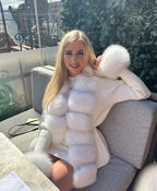 Dames fake faux fur vest - luxe winterlaag