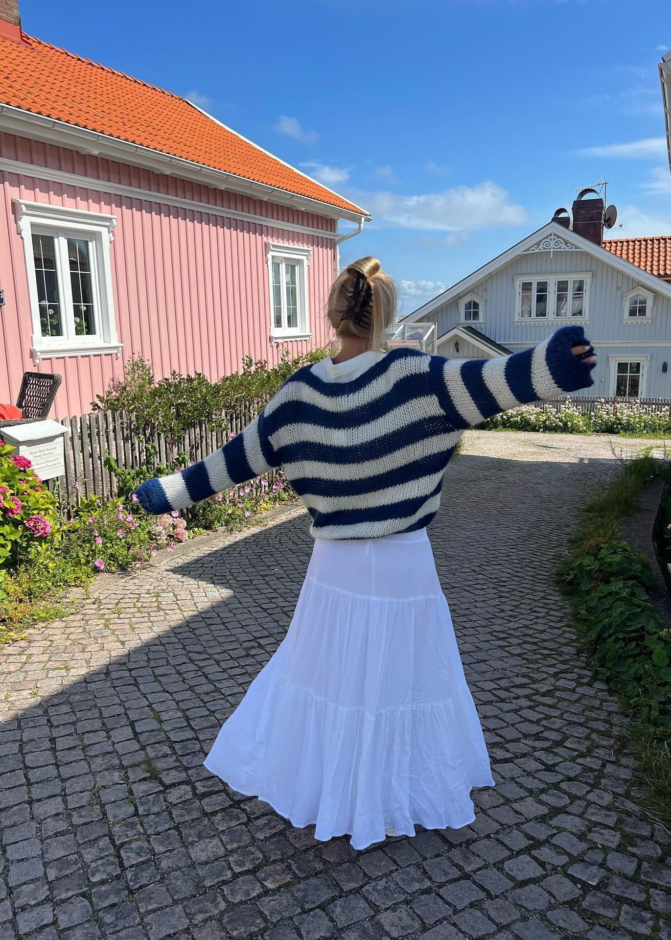 Gebreide knit trui - losse damestrui met ontspannen pasvorm - Bakkermode.nl