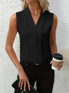 Mouwloze zomertop - elegante blouse voor elke gelegenheid