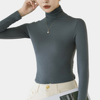 Dames hoge nek top - stijlvolle turtleneck